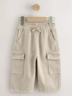 Next Wide Leg Cargo Trousers (3mths-7yrs)^BOY Joggers|Pants & Chinos