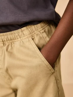 Next Wide Fit Pull On Twill Jeans (3-16yrs)^BOY Jeans|Jeans