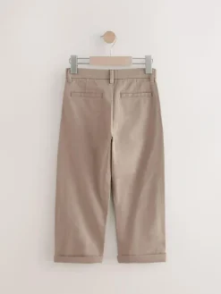 Next Wide Fit Stretch Chino Trousers (3-17yrs)^BOY Pants & Chinos