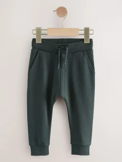 Clearance Next Stone/Tan Brown/Grey Skinny Fit Joggers 5 Pack (3mths-7yrs)