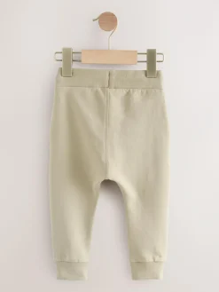 Clearance Next Stone/Tan Brown/Grey Skinny Fit Joggers 5 Pack (3mths-7yrs)