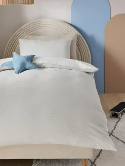 Next Stripe Supersoft 100% Cotton Percale 200 Thread Count Duvet Cover and Pillow Case Set^ Childrens Bedding|Bedsets & Duvet Covers