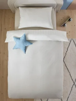 Next Stripe Supersoft 100% Cotton Percale 200 Thread Count Duvet Cover and Pillow Case Set^ Childrens Bedding|Bedsets & Duvet Covers