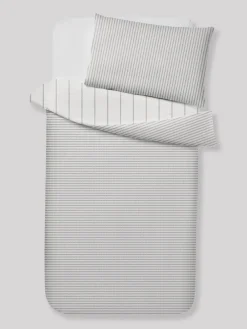 Next Stripe Supersoft 100% Cotton Percale 200 Thread Count Duvet Cover and Pillow Case Set^ Childrens Bedding|Bedsets & Duvet Covers