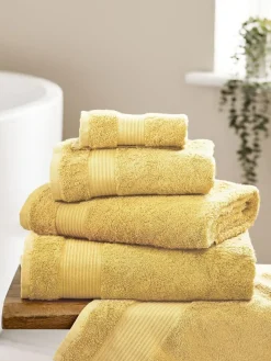 Next Sunshine Yellow Egyptian Cotton Towel^ Towels & Bathmats
