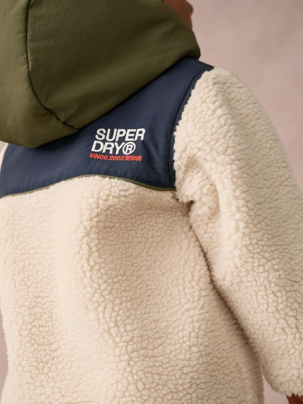 Superdry Beige Sherpa Snowsuit^ Coats, Jackets & Pramsuits|Coats, Jackets & Pramsuits