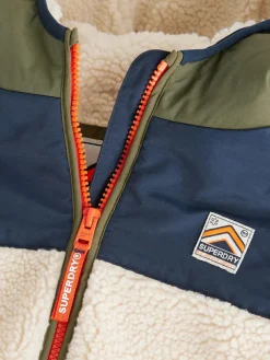 Superdry Beige Sherpa Snowsuit^ Coats, Jackets & Pramsuits|Coats, Jackets & Pramsuits