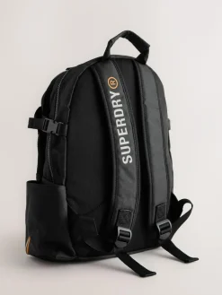 Superdry Black Back to School Logo Backpack^BOY Bags
