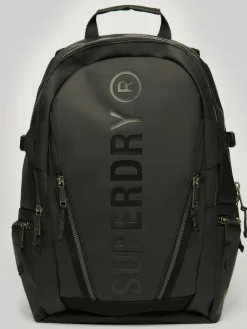 Superdry Black Tarp Rucksack^ Bags