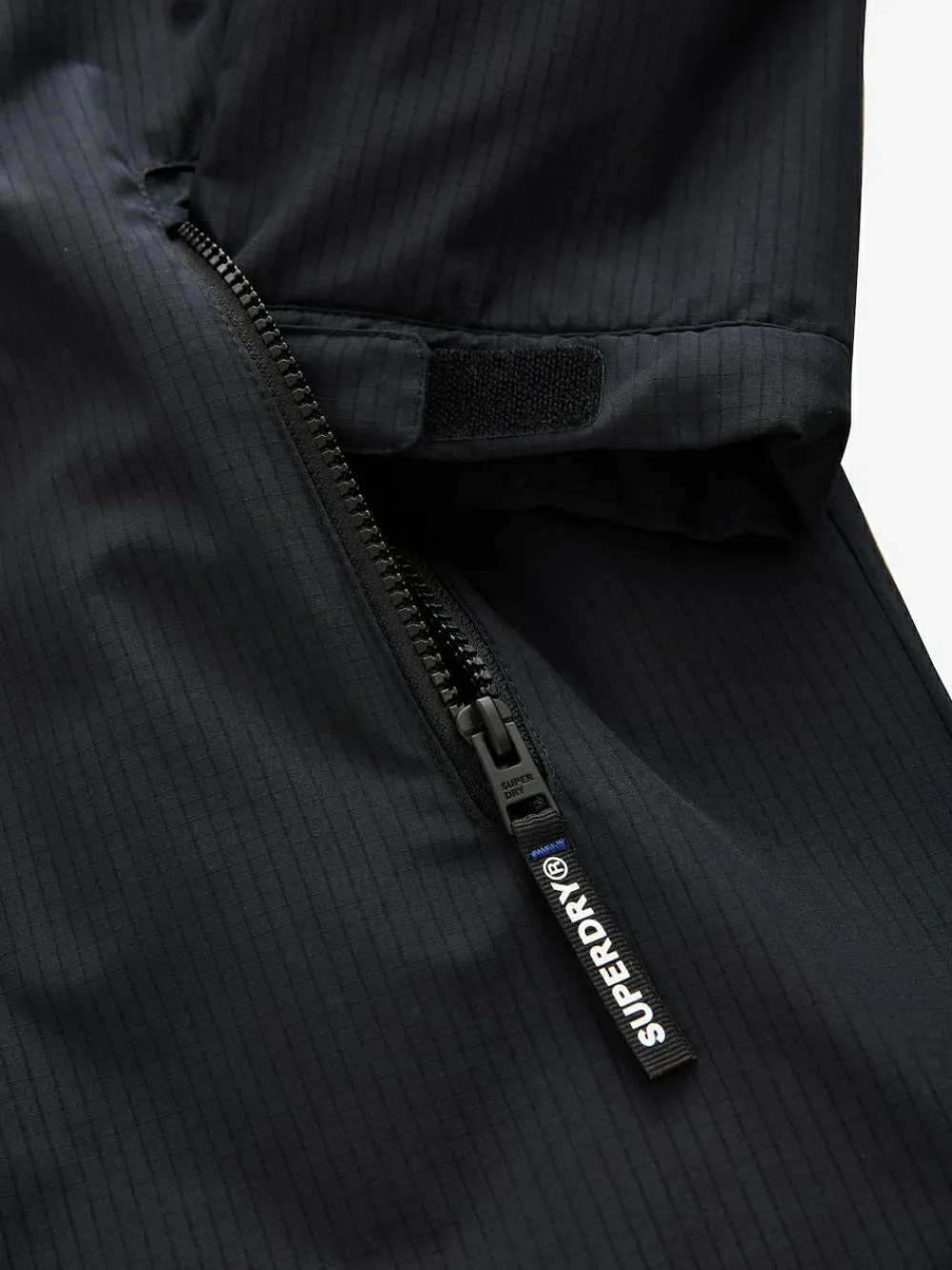 New Superdry Changing Robe Black/Blue