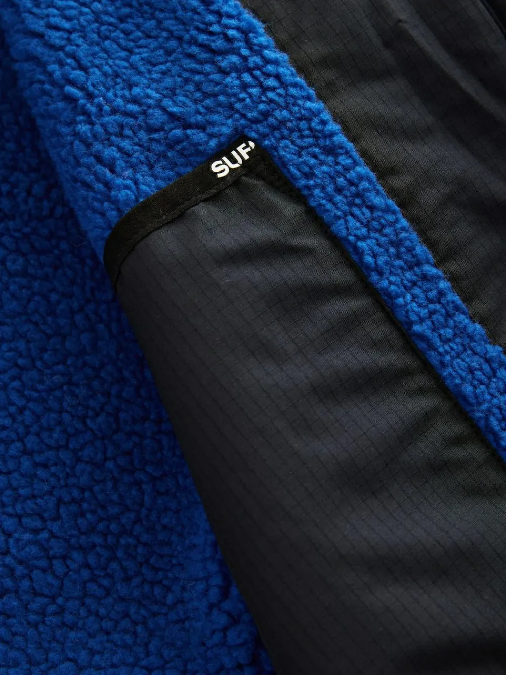 New Superdry Changing Robe Black/Blue