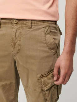 Superdry Brown Core Cargo Relaxed Fit Shorts^ Shorts