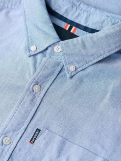 Clearance Superdry Essentials Oxford Shirt Light Blue