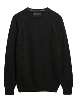 Best Superdry Midnight Charcoal Marl Wool Blend Jumper