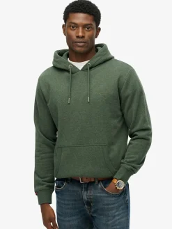 Superdry Olive Green Essential Logo Hoodie