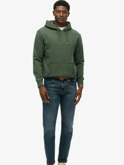 Superdry Olive Green Essential Logo Hoodie