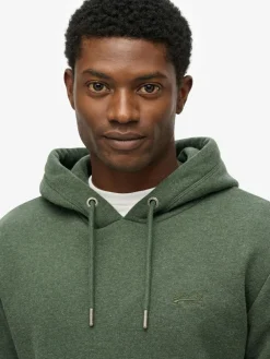 Superdry Olive Green Essential Logo Hoodie
