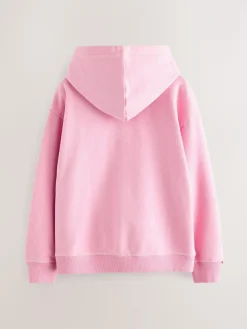 Clearance Superdry Logo Hoodie Pink