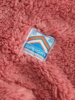 Online Superdry Pink Quarter Zip Fleece