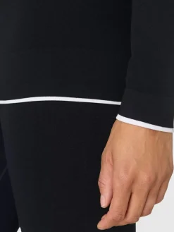 Outlet Sweaty Betty Black Modal High Neck Base Layer Top