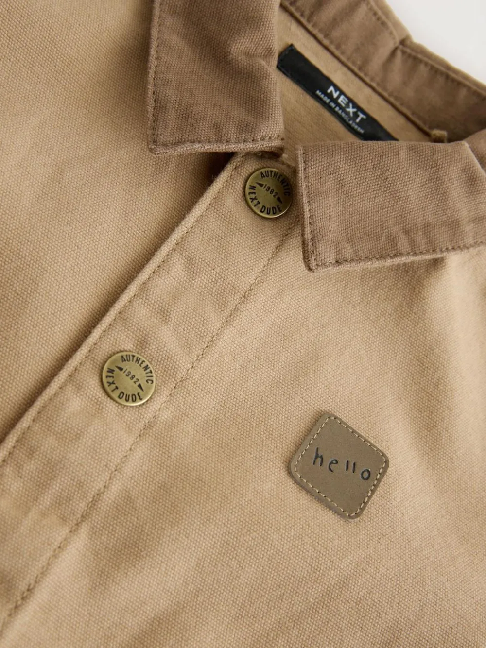 Next Canvas Overshirt (3mths-7yrs)^BOY Shirts|Suits & Vest