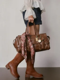 Next Charm Buckle Hand Held Bag^Women Bags