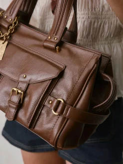 Next Charm Buckle Hand Held Bag^Women Bags
