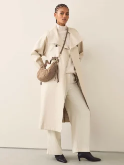 Discount Next Tan Brown Faux Suede Sling Shoulder Bag