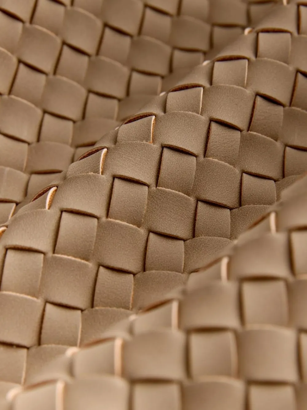 Online Next Tan Brown Faux Suede Weave Shoulder Bag