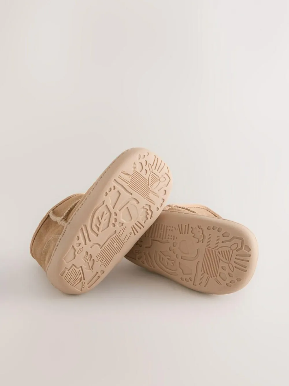 Next Tan Brown First Walker Suede Pull On Boots^ Unisex|Shoes