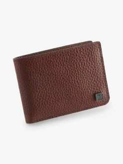 Hot Next Tan Brown Grainy Leather Wallet