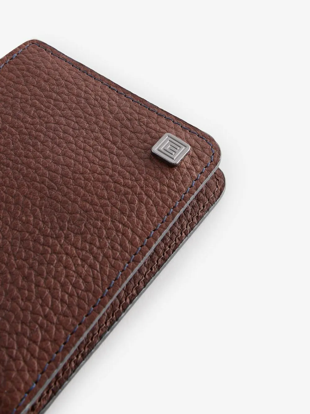 Hot Next Tan Brown Grainy Leather Wallet