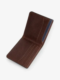 Hot Next Tan Brown Grainy Leather Wallet