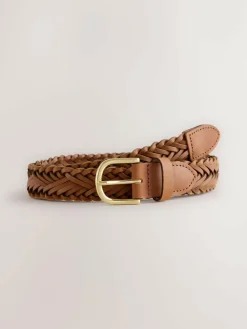 Next Hand Plaited Leather Belt^Women Belts