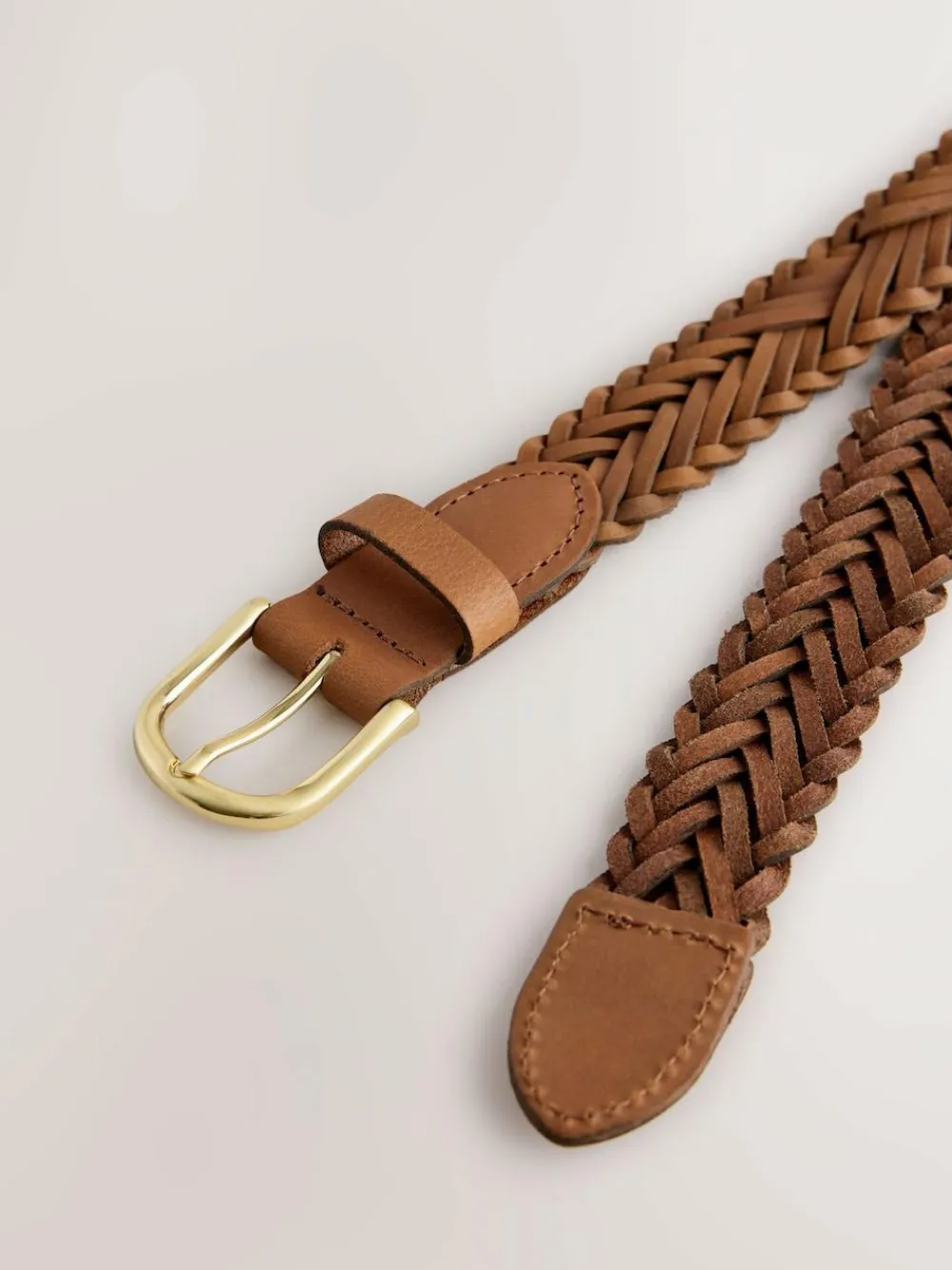 Next Hand Plaited Leather Belt^Women Belts