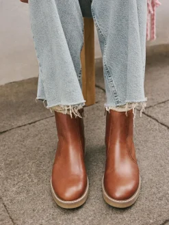 Next Forever Comfort® Faux Fur Lined Buckle Trim Ankle Boots^Women Wide Fit & Extra Wide Fit|Boots & Wellies