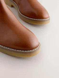 Next Forever Comfort® Faux Fur Lined Buckle Trim Ankle Boots^Women Wide Fit & Extra Wide Fit|Boots & Wellies