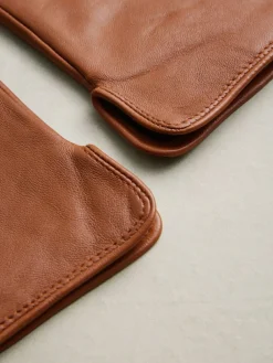 Sale Next Tan Brown Leather Gloves