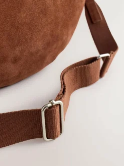 Next Tan Brown Leather Sling Cross Body Bag^Women Bags