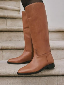 Next Standard/Wide Fit Forever Comfort® Flat Riding Boots^Women Wide Fit & Extra Wide Fit|Boots & Wellies