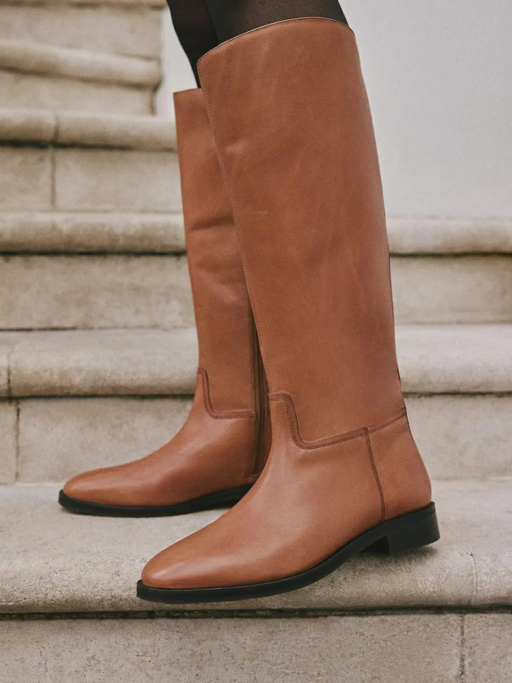 Next Standard/Wide Fit Forever Comfort® Flat Riding Boots^Women Wide Fit & Extra Wide Fit|Boots & Wellies