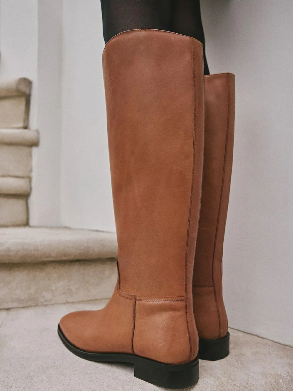 Next Standard/Wide Fit Forever Comfort® Flat Riding Boots^Women Wide Fit & Extra Wide Fit|Boots & Wellies