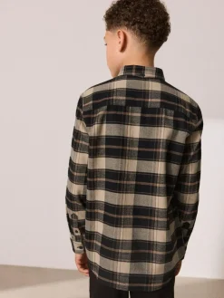 Next Long Sleeve Brushed Cotton Check Shirt (3-16yrs)^BOY Shirts
