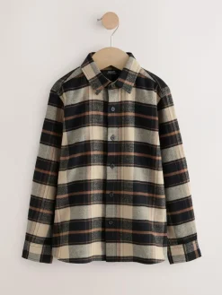 Next Long Sleeve Brushed Cotton Check Shirt (3-16yrs)^BOY Shirts