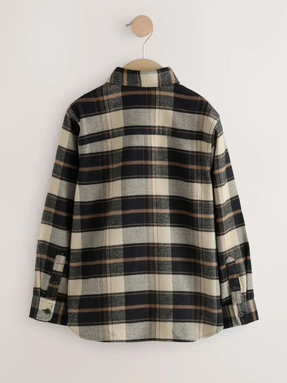 Next Long Sleeve Brushed Cotton Check Shirt (3-16yrs)^BOY Shirts