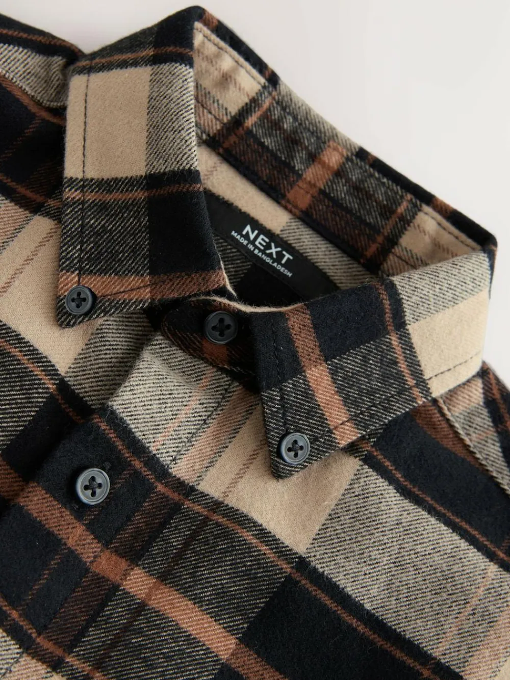 Next Long Sleeve Brushed Cotton Check Shirt (3-16yrs)^BOY Shirts