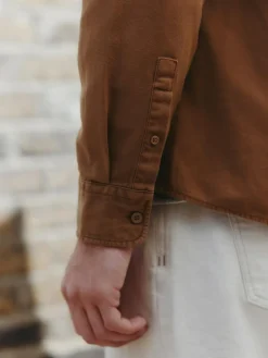 Next Long Sleeve Garment Dyed Oxford Shirt^ Shirts