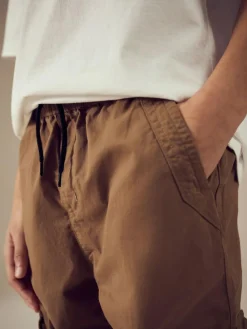 Next Tan Brown Loose Fit Cargo Trousers (3-16yrs)^BOY Joggers|Pants & Chinos