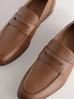 Outlet Next Penny Loafers Tan Brown