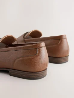 Outlet Next Penny Loafers Tan Brown